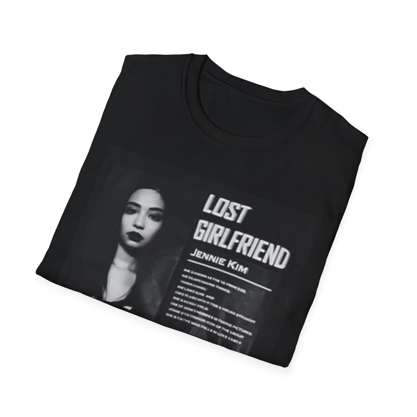 Lost Girlfriend Graphic Tee, Vintage T-Shirt, Unisex Softstyle Shirt, Casual Fashion, Gift for K-Pop Fans, Retro Style T-Shirt