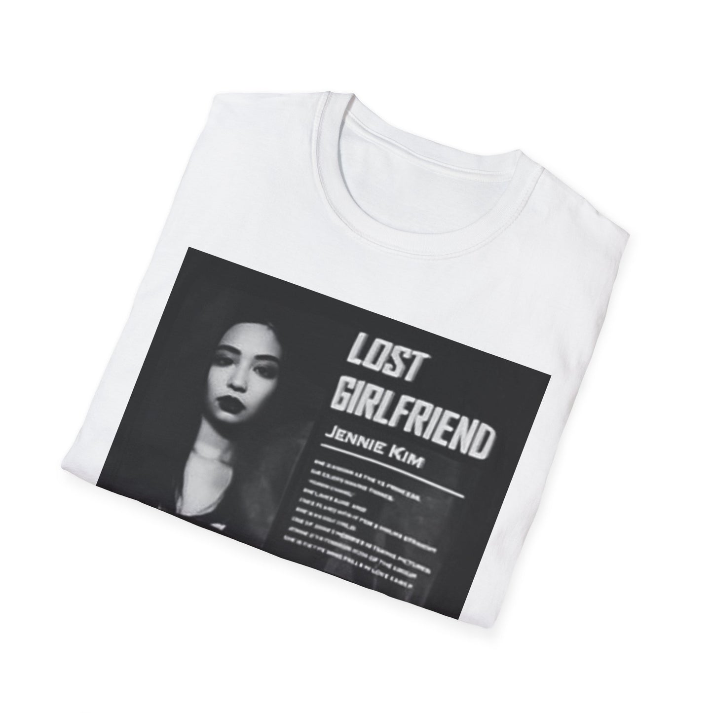 Lost Girlfriend Graphic Tee, Vintage T-Shirt, Unisex Softstyle Shirt, Casual Fashion, Gift for K-Pop Fans, Retro Style T-Shirt